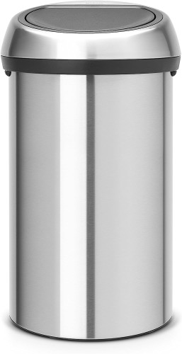 Brabantia Touch bin, 60 litre - Matt Steel Fingerprint Proof