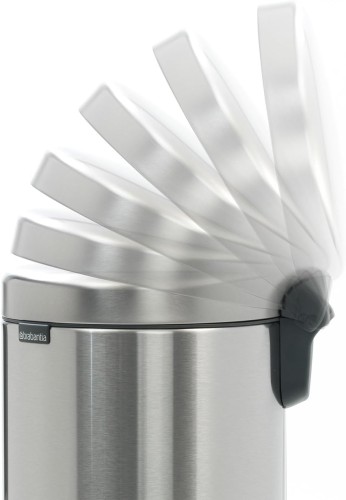 Brabantia Newicon Pedal bin, 5 litre, plastic bucket - White