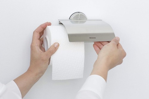 Brabantia Profile Toilet roll holder - Brilliant Steel