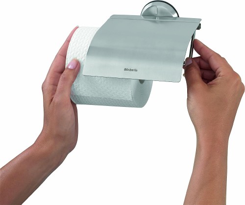 Brabantia Profile Toilet roll holder - Matt Steel