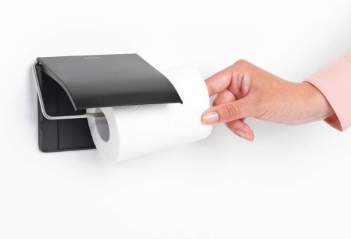 Brabantia Renew Toilet roll holder - Matt Black