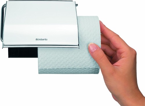 Brabantia Renew Toilet roll holder - Brilliant Steel