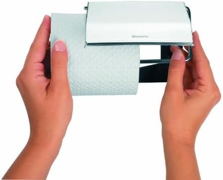 Brabantia Renew Toilet roll holder - Brilliant Steel