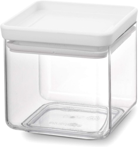 Brabantia Tasty+ Stackable square canister - 0.7 litre - Light Grey