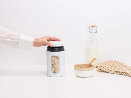 Brabantia Window Canister, 1.4 litre - White