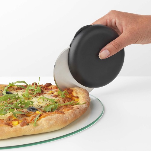 Brabantia Pizza Cutter plus Blade Guar - Dark Grey