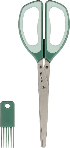 Brabantia Herb Scissors plus Cleaning Tool - Fir Green