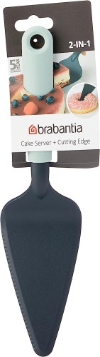 Brabantia Cake Server plus Cutting Edge - Jade Green