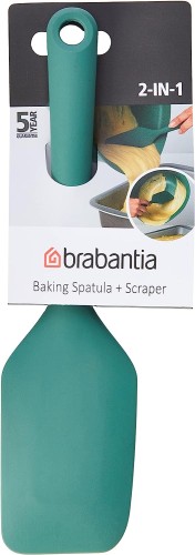 Brabantia Baking Spatula plus Scraper Silicone - Fir Green