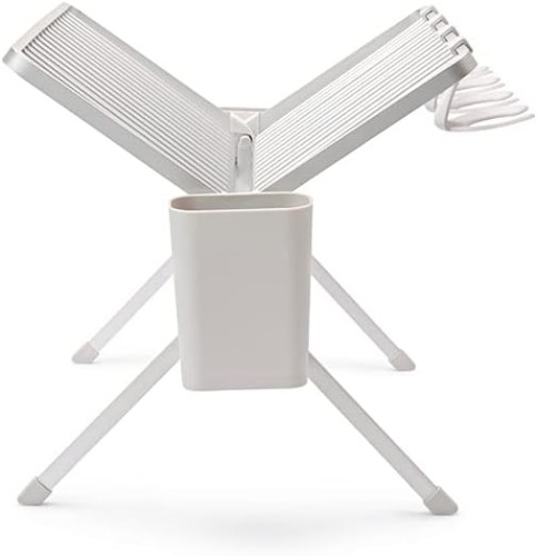 Brabantia Foldable dish rack large - Light Grey
