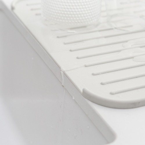 Brabantia Silicone dish drying mat 44x32 cm - Light Grey