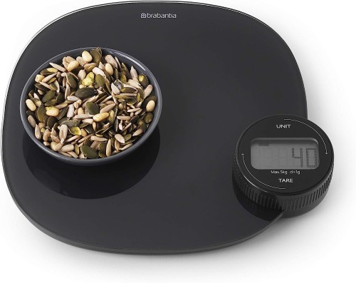 Brabantia Kitchen Scales plus - Dark Grey