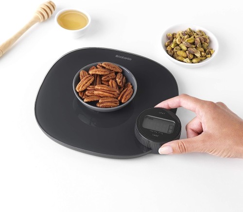 Brabantia Kitchen Scales plus - Dark Grey