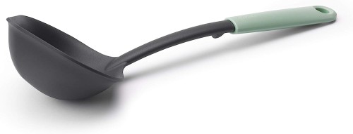 Brabantia Soup Ladle plus Scraper - Jade Green