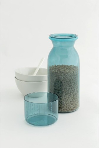 Brabantia Storage jar with measuring cup, 1.3 litre - Mint