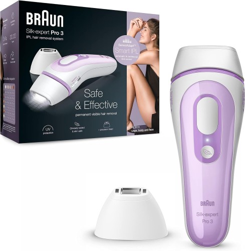 Braun IPL Silk-expert, 2 Comfort modes, Nonstop power, SensoAdapt