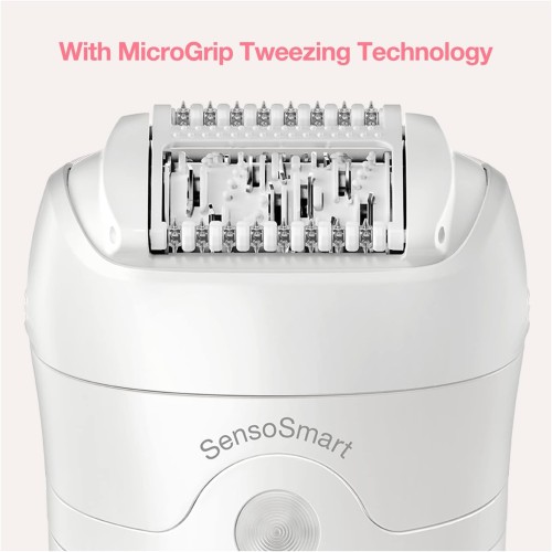 Braun Silk-épil SensoSmart, 2 Speed Settings, Wet & Dry, Extra gentle epilation