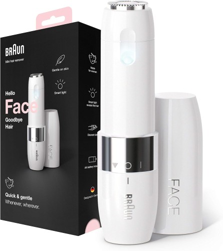 Braun Face Mini hair remover - Smart light, Easy use on challenging areas