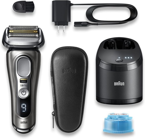 Braun Shaver Series 9 Pro, Wet & Dry shaver with 5-in-1 SmartCare Center