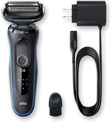 Braun Shaver Series 5, 3 Flexible Blades, EasyClean system, Li-Ion Battery