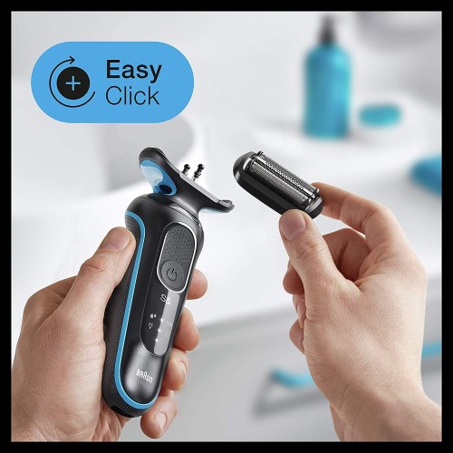 Braun Shaver Series 5, 3 Flexible Blades, EasyClean system, Li-Ion Battery