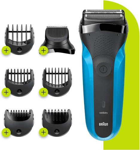 Braun Shaver Series 3, 3 Flexible Blades, Rechargeable NiMH battery And Wireless