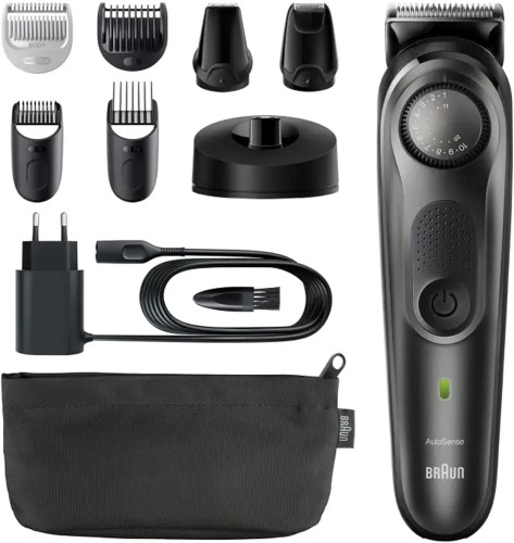 Braun beard trimmer & hair trimmer. Precision dial, 7 attachments, 39 Length Set