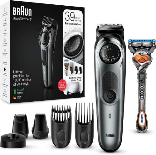 Braun Beard Trimmer AutoSense, Precision Dial, 39 length settings