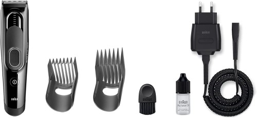 Braun Hair Clipper, Fully Washable, Two Dedicated Combs, 16 Precise Length