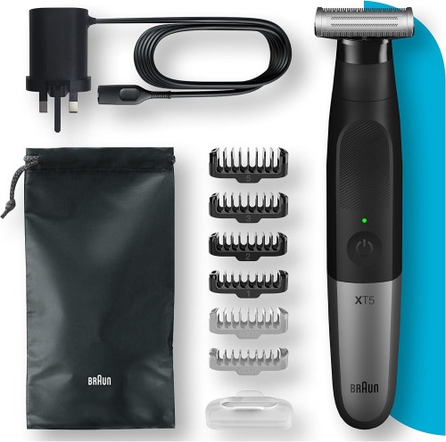 Braun Series X - 4D-Blade technology, Wet & Dry, all-in-one tool with 6 attachme