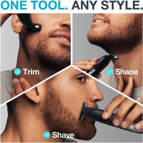 Braun Series X - 4D-Blade technology, Wet & Dry, all-in-one tool with 5 attachme