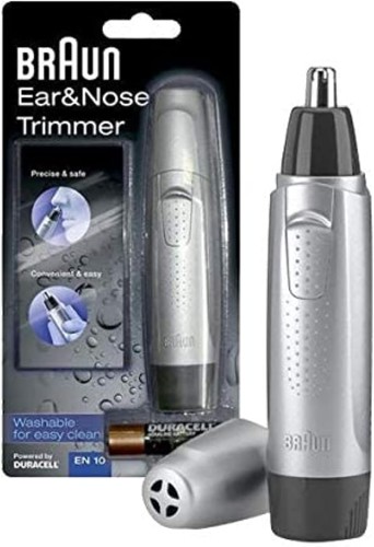 Braun Ear & Nose Trimmer - High Performance Circular Blade, Removal of Hair