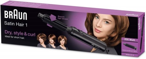 Braun Satin Airstyler, 400 Watts Big & Small Brush,Volumizer, Dry & Style