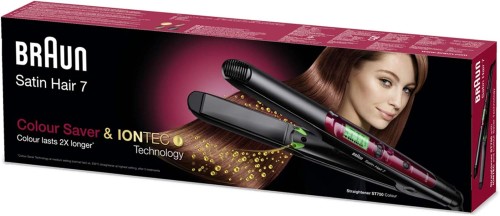 Braun Hair Straightener, IONTEC technology, Moisturizing, Anti Colour Fading