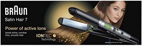 Braun Hair Stlyer, IONTEC Technology, Moisture level balancer, 100% Ceramic