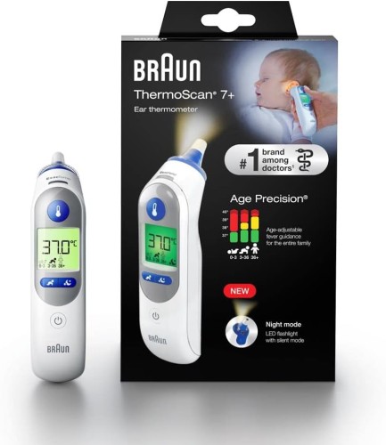 BRAUN THERMOSCAN 7 Thermometer - age precision, night mode, silent mode