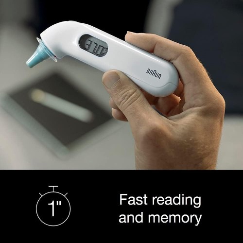 Braun THERMOSCAN 3 Thermometer - Fast gentle easy to use, 1 second reading