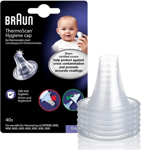 Braun Lense Filter for Infr red ear Thermometer 2X20 - Eliminates risk of cross