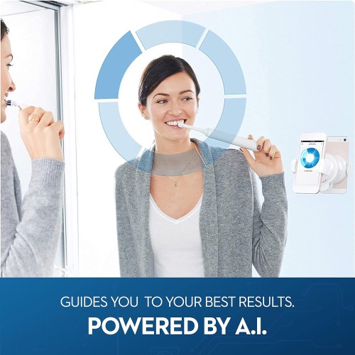 Oral B GeniusX White, AI Brushing Recognition, Bluetooth connectivity