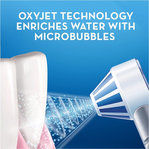 Oral B water flosser 4 - Portable Irrigator, water enriched with air microbubble