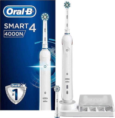Oral B Smart 4 - 4000N, Rechargeable Tooth brush with Bluetooth connectivity
