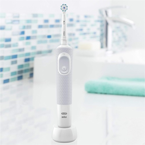 Oral B Vitality-100 Sensi Ultrathin Rechargeable Toothbrush (Clamshell) Built in