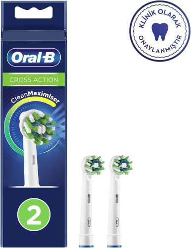 Oral-B Cross Action Replacement Brush Heads, CleanMaximiser