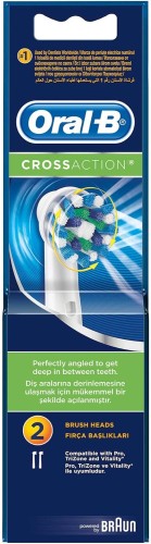 Oral-B Cross Action Replacement Brush Heads, CleanMaximiser