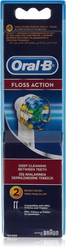 Oral-B Floss Action replacement Brush Heads, MicroPulse bristles, Superior Deep