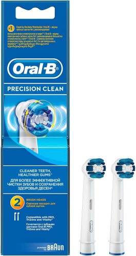 Oral-B FlexiSoft Replacement Brush Heads for daily clean, round bristles