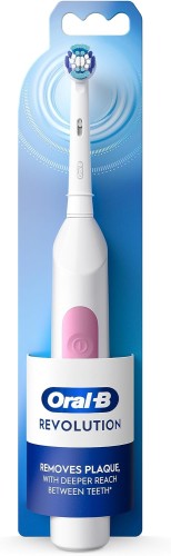 Braun Oral B REVOLUTION Battery Toothbrush 1 Brush Head, 2 AA Batteries included