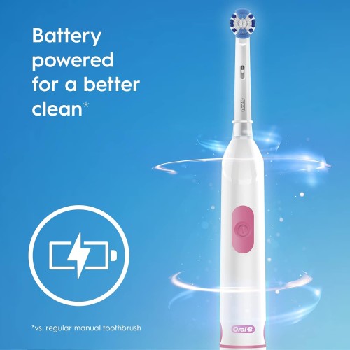 Braun Oral B REVOLUTION Battery Toothbrush 1 Brush Head, 2 AA Batteries included