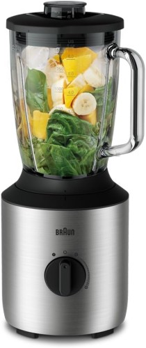 Braun PowerBlend Glass Jug Blender 800W, 1.5L capacity, TriAction Technology