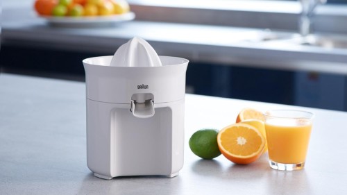 Braun CitrusQuick juicer, 60W motor, Direct serve, anti-drip, auto start-stop